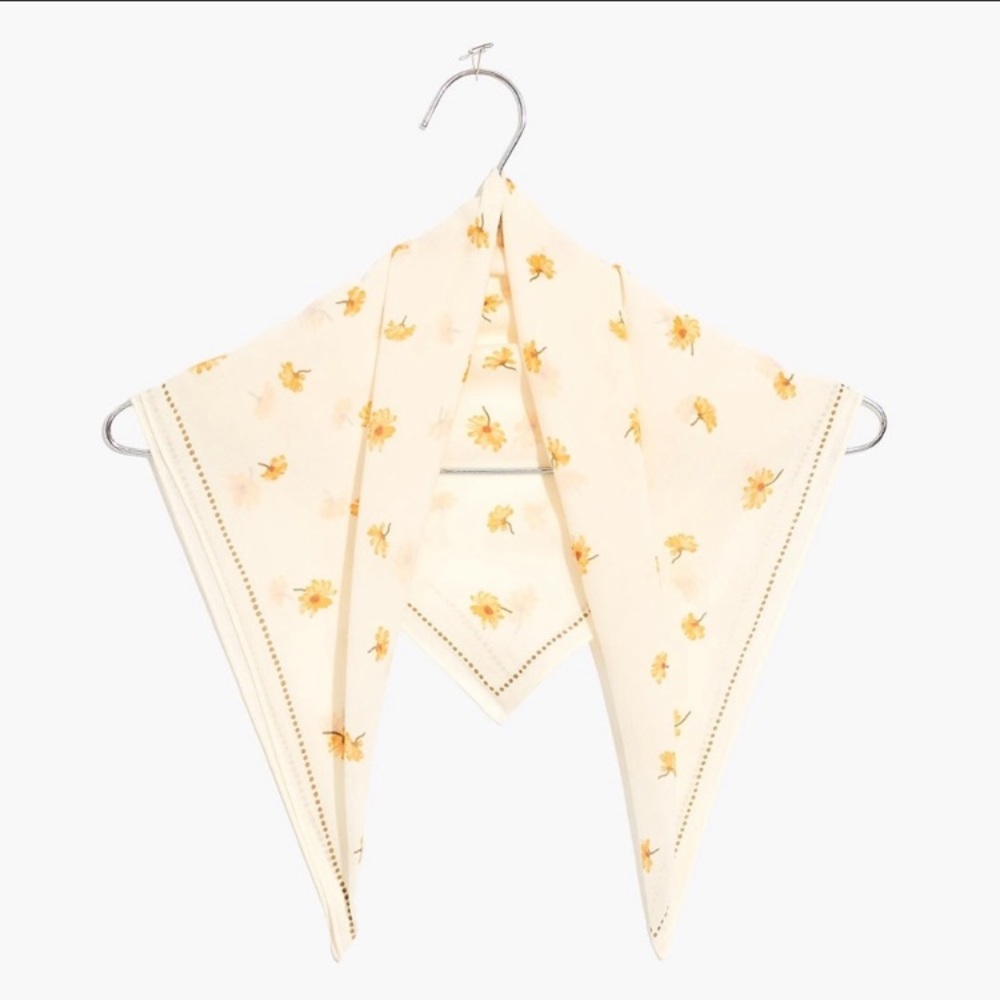 Madewell Marguerite Antique Cream Bandanna